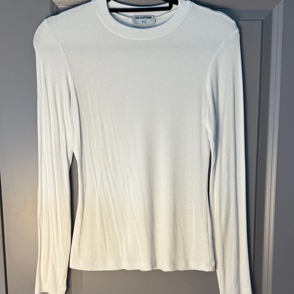 LNA Rilo Rib Long Sleeve Top - Picture 4 of 6